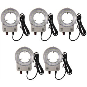 TLILY 5X 48 led Industrial Microscope Camera Light Source Ring Lamp Light Illuminator Adjustable Brightness usb Interface TLILY 5X 48 led Industrial Microscope Camera Light Source Ring Lamp Light Illuminator Adjustable Brightness usb Interface