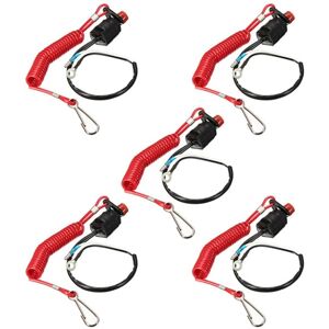 Tlily - 5X Boat Motor Emergency Kill Stop Switch for Yamaha /Tohatsu Outboard Stop Kill Switch Cut Off Switches Tlily - 5X Boat Motor Emergency Kill Stop Switch for Yamaha /Tohatsu Outboard Stop Kill Switch Cut Off Switches