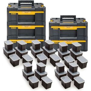 Dewalt - 5x DWST1-70705 TStak iii Deep Draw Stackable Tool Storage Box Organisers Dewalt - 5x DWST1-70705 TStak iii Deep Draw Stackable Tool Storage Box Organisers