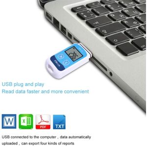 Tlily - 5X ELitech RC-5 High-Precision Digital usb Temperature Data Logger for Warehouse Refrigerated Transport Laboratory Tlily - 5X ELitech RC-5 High-Precision Digital usb Temperature Data Logger for Warehouse Refrigerated Transport Laboratory