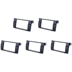 Tlily - 5X for 3 Series E46 1998-2005 2Din Audio Panel Retrofit dvd Navigation Frame Car Fascias Radio Shutter Tlily - 5X for 3 Series E46 1998-2005 2Din Audio Panel Retrofit dvd Navigation Frame Car Fascias Radio Shutter