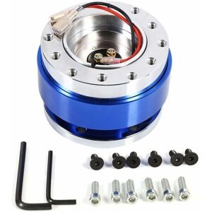 Orchidée - 6 Hole Quick Release Car Steering Wheel Hub (Blue) 1pcs Orchidée - 6 Hole Quick Release Car Steering Wheel Hub (Blue) 1pcs