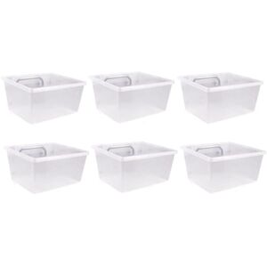 Tlily - 6 Pack Pegboard Clear Bins, Bins Hooks, diy Accessories, Workbench Small Fit 1/4 -1/8 Peg Board Tlily - 6 Pack Pegboard Clear Bins, Bins Hooks, diy Accessories, Workbench Small Fit 1/4 -1/8 Peg Board