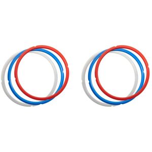 Tlily - 6 Pack Sealing Rings for Foodi 8 Quart Accessories Silicone Gasket Replacement Rubber Seal Air Fryer Tlily - 6 Pack Sealing Rings for Foodi 8 Quart Accessories Silicone Gasket Replacement Rubber Seal Air Fryer