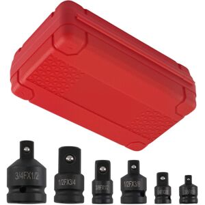 MAXPEEDINGRODS 6 PC Impact Socket Adapter Reducer Set 1/4 3/8 1/2 Drive Chrome Vanadium Steel MAXPEEDINGRODS 6 PC Impact Socket Adapter Reducer Set 1/4 3/8 1/2 Drive Chrome Vanadium Steel