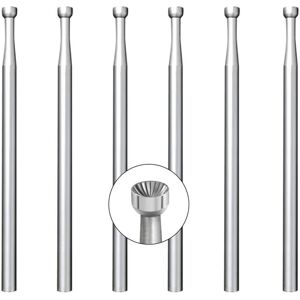 Tlily - 6 Pcs 2.3mm Round Cup Burr - 3/32inch Shank Wire Rounder Bits Jewelry Burs for Lapidary Making Tlily - 6 Pcs 2.3mm Round Cup Burr - 3/32inch Shank Wire Rounder Bits Jewelry Burs for Lapidary Making