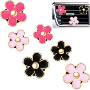 Groofoo - 6 Pcs Flowers Car Air Vent Clips Lovely Flower Aromatherapy Car Air Freshener Car Air Vent Decorations Groofoo - 6 Pcs Flowers Car Air Vent Clips Lovely Flower Aromatherapy Car Air Freshener Car Air Vent Decorations
