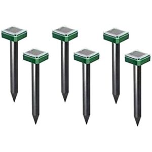 Tlily - 6 Pcs Outdoor Solar Ultrasonic Vibration Repeller Snake Mole Electronic for Garden Yard Farm,Etc Tlily - 6 Pcs Outdoor Solar Ultrasonic Vibration Repeller Snake Mole Electronic for Garden Yard Farm,Etc