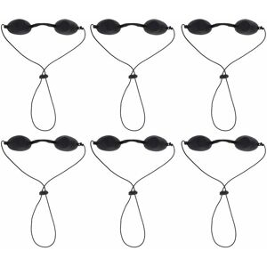 HÉLOISE 6 Pcs Soft Silicone Durable Comfortable Black Ergonomic Eye Protection Safety Glasses Eye Patch for Uv Ipl Infrared Led Light Therapy HÉLOISE 6 Pcs Soft Silicone Durable Comfortable Black Ergonomic Eye Protection Safety Glasses Eye Patch for Uv Ipl Infrared Led Light Therapy