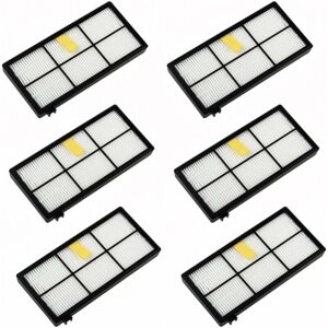 6-piece replacement filter accessory set for iRobot Roomba 800 900 Series 850 860 861 866 870 880 890 900 960 980 981 985 YMYNY 6-piece replacement filter accessory set for iRobot Roomba 800 900 Series 850 860 861 866 870 880 890 900 960 980 981 985 YMYNY