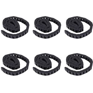 Tlily - 6 Pieces 10 x 20mm 1M Open On Both Sides Plastic Towing Cable Drag Chain Tlily - 6 Pieces 10 x 20mm 1M Open On Both Sides Plastic Towing Cable Drag Chain