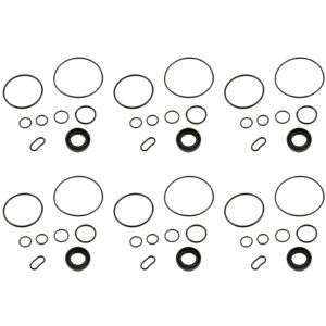 Tlily - 6 Power Steering Pump Repair Gasket Set for Accord 2003-2007 2002-2006 2005-2008 06539-PLA-A01 Tlily - 6 Power Steering Pump Repair Gasket Set for Accord 2003-2007 2002-2006 2005-2008 06539-PLA-A01