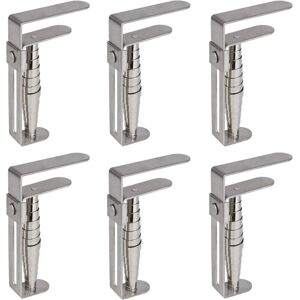 WOIYIC 6 x Stainless Steel Tablecloth Clips 9 x 5.5 cm for Thick Tables, Tablecloth for Indoor and Outdoor Use, Garden Picnic, Parties, Weddings, WOIYIC 6 x Stainless Steel Tablecloth Clips 9 x 5.5 cm for Thick Tables, Tablecloth for Indoor and Outdoor Use, Garden Picnic, Parties, Weddings,