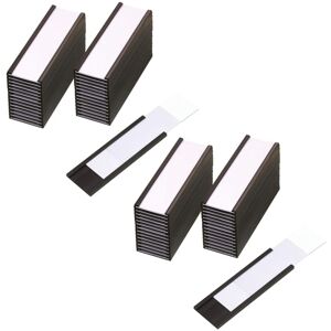 TLILY 60 Pieces Magnetic Label Holders with Clear Plastic Protector Data Card Holders for Metal Shelf (1 x 3 Inch) TLILY 60 Pieces Magnetic Label Holders with Clear Plastic Protector Data Card Holders for Metal Shelf (1 x 3 Inch)
