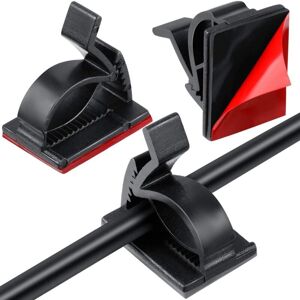 WOIYIC 60 Pieces Mini Outdoor Cable Clips with Adhesive Strips Light Clips Decoration Clips Self-Adhesive Hooks Wire Holder for String Lights WOIYIC 60 Pieces Mini Outdoor Cable Clips with Adhesive Strips Light Clips Decoration Clips Self-Adhesive Hooks Wire Holder for String Lights