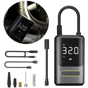 CSPARKV 6000mAh Mini Electric Air Pump, Portable Air Compressor Cordless Tire Inflator 150PSI with Digital LCD Display, Rechargeable Air Pump for Car, CSPARKV 6000mAh Mini Electric Air Pump, Portable Air Compressor Cordless Tire Inflator 150PSI with Digital LCD Display, Rechargeable Air Pump for Car,
