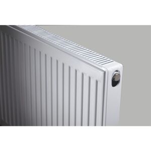Marlborough - 600mm (h) 700mm (w) - Type 21 Radiator - Double Panel - Single Convector - White Enamel (ral 9016) (0.6m x 0.7m) (24' x 28') Marlborough - 600mm (h) 700mm (w) - Type 21 Radiator - Double Panel - Single Convector - White Enamel (ral 9016) (0.6m x 0.7m) (24' x 28')