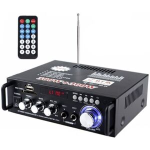 Tlily - 600W ac 110V Bluetooth Amplifier 2CH hifi Audio Stereo Power amp usb fm Radio with Remote Control us Plug Tlily - 600W ac 110V Bluetooth Amplifier 2CH hifi Audio Stereo Power amp usb fm Radio with Remote Control us Plug