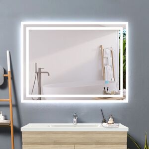 Acezanble - 800x600 Bathroom Mirrors with led Lights Anti Fog Touch Sensor Wall Mounted IP44 Vertical or Horizontal Acezanble - 800x600 Bathroom Mirrors with led Lights Anti Fog Touch Sensor Wall Mounted IP44 Vertical or Horizontal