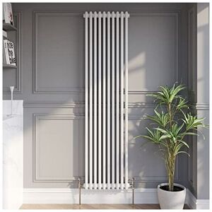 Duratherm - Traditional White Collosseum Vertical Column Radiators 1800 x 470mm Double Duratherm - Traditional White Collosseum Vertical Column Radiators 1800 x 470mm Double