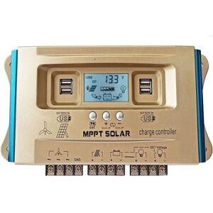 Ymyny - 60A Monoblock Solar and Wind Hybrid Charge Controller Dual usb Solar Panel Charge Controller mumu Ymyny - 60A Monoblock Solar and Wind Hybrid Charge Controller Dual usb Solar Panel Charge Controller mumu