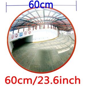 Dayplus - 60CM Convex Road Mirror Convex Traffic Safety Mirror for Driveways Unbreakable Street Dayplus - 60CM Convex Road Mirror Convex Traffic Safety Mirror for Driveways Unbreakable Street