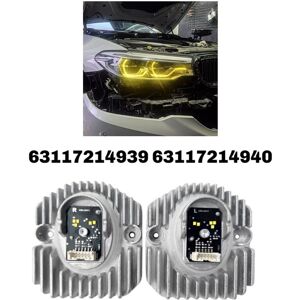 TLILY 63117214939 63117214940 Yellow Angel Eyes DRL Adaptive LED Module for G30 530i 540I M5 2017-2020 TLILY 63117214939 63117214940 Yellow Angel Eyes DRL Adaptive LED Module for G30 530i 540I M5 2017-2020