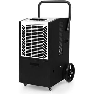 Costway - 66L Commercial Dehumidifier Industrial Crawl Space Dehumidifier -White Costway - 66L Commercial Dehumidifier Industrial Crawl Space Dehumidifier -White