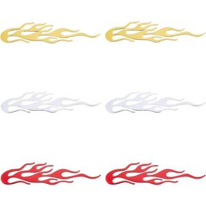 MEMKEY Pack of 200x50mm 3 Colors Flame Car Stickers Self Adhesive pvc Badge Decals for Car Truck suv Motorcycle Window Laptop Luggage Skateboard Bicycle MEMKEY Pack of 200x50mm 3 Colors Flame Car Stickers Self Adhesive pvc Badge Decals for Car Truck suv Motorcycle Window Laptop Luggage Skateboard Bicycle