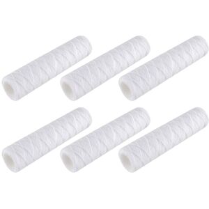 Tlily - 6Pcs 5 Micrometre String Wound Water Filter Universal House 10Inch Tlily - 6Pcs 5 Micrometre String Wound Water Filter Universal House 10Inch