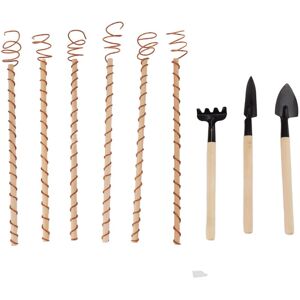 Groofoo - 6PCS Electroculture Plant Stakes 10 Inch Natural Wood Stake Wrapped with Copper Coil Gardening Antennas for Growing Garden Plants Vegetables Groofoo - 6PCS Electroculture Plant Stakes 10 Inch Natural Wood Stake Wrapped with Copper Coil Gardening Antennas for Growing Garden Plants Vegetables