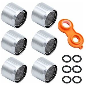 Héloise - 6pcs) Faucet Aerator Replacement M22 Stainless Steel Kitchen Bathroom Faucet Filter Bubbler Save Water Faucet Spouts Female Thread Nozzle Héloise - 6pcs) Faucet Aerator Replacement M22 Stainless Steel Kitchen Bathroom Faucet Filter Bubbler Save Water Faucet Spouts Female Thread Nozzle