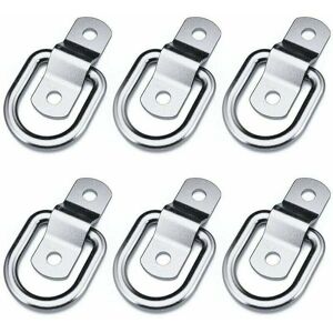 YMYNY 6pcs Heavy Duty Lashing Rings Mounting Tie Down Straps Cleats Hooks Trailer Anchors Length 4mm loy YMYNY 6pcs Heavy Duty Lashing Rings Mounting Tie Down Straps Cleats Hooks Trailer Anchors Length 4mm loy