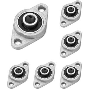 WOIYIC 6pcs KFL08 Flange Ball Bearings, 8mm Bearing Unit, Zinc Alloy, for 3D Printer WOIYIC 6pcs KFL08 Flange Ball Bearings, 8mm Bearing Unit, Zinc Alloy, for 3D Printer