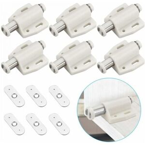 Cyslmuk - 6pcs Magnetic Pressure Door Opener Magnetic Snapper Furniture Spring Snapper Magnet Closure Push to Open Magnet Pressure Snapper for Cyslmuk - 6pcs Magnetic Pressure Door Opener Magnetic Snapper Furniture Spring Snapper Magnet Closure Push to Open Magnet Pressure Snapper for