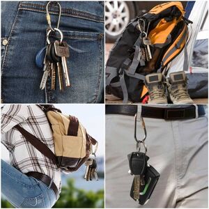 TLILY 6PCS Mini Titanium Locking Carabiner,Small Sturdy D-Ring Keychain Clip for Indoor Outdoor Backpack Climbing TLILY 6PCS Mini Titanium Locking Carabiner,Small Sturdy D-Ring Keychain Clip for Indoor Outdoor Backpack Climbing