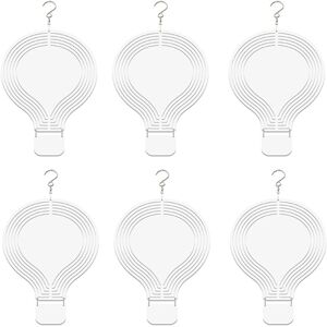 TLILY 6Pcs Sublimation Wind Spinner Blanks 3D Spinners Hanging for Outdoor Garden Decoration F-8 Inch TLILY 6Pcs Sublimation Wind Spinner Blanks 3D Spinners Hanging for Outdoor Garden Decoration F-8 Inch
