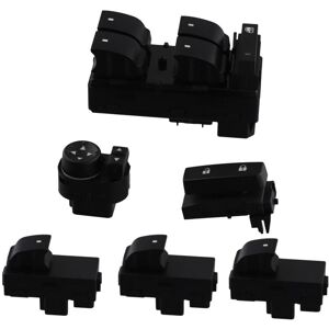 Tlily - 6Pcs/Set Front Left Right Power Window Lifter Button Door Lock Mirror Control Switch for Chevy Silverado gmc Sierra Tlily - 6Pcs/Set Front Left Right Power Window Lifter Button Door Lock Mirror Control Switch for Chevy Silverado gmc Sierra