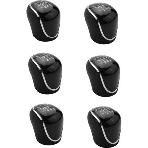 TLILY 6X 6 Speed Car PU Leather Gear Shift Knob Lever For Mondeo IV C-MAX Transit Focus MK3 MK4 TLILY 6X 6 Speed Car PU Leather Gear Shift Knob Lever For Mondeo IV C-MAX Transit Focus MK3 MK4