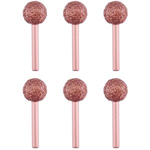 Tlily - 6X Car Tire Repair Grinding Head Coarse Grit Wheel Polishing with Bond Tools Ball 22mm Round Shank Tlily - 6X Car Tire Repair Grinding Head Coarse Grit Wheel Polishing with Bond Tools Ball 22mm Round Shank