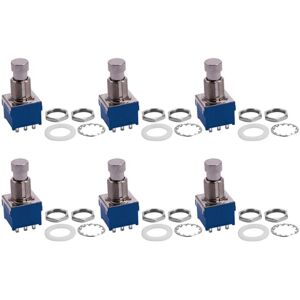 TLILY 6X Guitar Effects 3PDT 9 Pin Latching Stomp Pedal Blue TLILY 6X Guitar Effects 3PDT 9 Pin Latching Stomp Pedal Blue