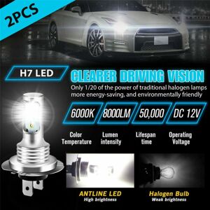 Tlily - 6X H7 led Headlight 6000K Super White 110W 8000LM Headlight Kit Fog Light Bulbs Kit High Low Beam Tlily - 6X H7 led Headlight 6000K Super White 110W 8000LM Headlight Kit Fog Light Bulbs Kit High Low Beam