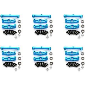 Tlily - 6X Metal Steering Gear Set with Bearing for TT02 TT-02 1/10 rc Car Upgrade Parts Tlily - 6X Metal Steering Gear Set with Bearing for TT02 TT-02 1/10 rc Car Upgrade Parts