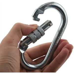 Tlily - 6X o Shape 25KN Alloy Steel Safety Buckle Professional Mountaineering Climbing Carabiner Master Lock Tlily - 6X o Shape 25KN Alloy Steel Safety Buckle Professional Mountaineering Climbing Carabiner Master Lock