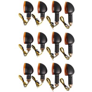 TLILY 6X Universal 12V Motorcycle Turn Signal Light Rear Indicator Halogen Flash Bike Lamp for TLILY 6X Universal 12V Motorcycle Turn Signal Light Rear Indicator Halogen Flash Bike Lamp for