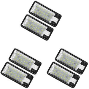 Tlily - 6x White Car led License Plate Light Lamp for - A3 S3 8P A4 B6 B7 A5 A6 4F A8 S8 C6 Tlily - 6x White Car led License Plate Light Lamp for - A3 S3 8P A4 B6 B7 A5 A6 4F A8 S8 C6