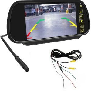 Tlily - 7 Inch Car lcd Rearview Mirror Monitor Parking Screen 2 av Input Auto Display Assistance for Backup Camera Tlily - 7 Inch Car lcd Rearview Mirror Monitor Parking Screen 2 av Input Auto Display Assistance for Backup Camera