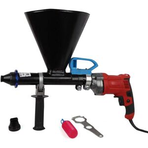 CNCEST 700W electric mortar gun for mortar and cement, stainless steel mortar press, with oil, flat and round nozzles, for walls and floors(EU Plug) CNCEST 700W electric mortar gun for mortar and cement, stainless steel mortar press, with oil, flat and round nozzles, for walls and floors(EU Plug)