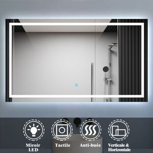 Acezanble - Large led Bathroom Mirrors with Bluetooth Speaker Anti Fog 3x Magnifying 6000K Cool White Light + 2700K Warm Lights - 1400x800mm Acezanble - Large led Bathroom Mirrors with Bluetooth Speaker Anti Fog 3x Magnifying 6000K Cool White Light + 2700K Warm Lights - 1400x800mm