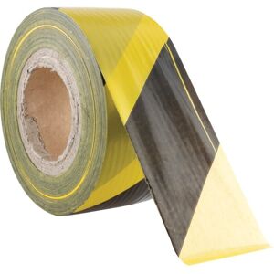 Avon - 75mm x 500m Black/Yellow Barrier Tape in Dispenser Avon - 75mm x 500m Black/Yellow Barrier Tape in Dispenser